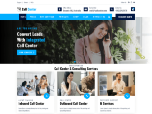 Mẫu website hỗ trợ khách hàng minh họa AI chăm sóc khách hàng F&B