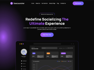 Mẫu website SaaS minh họa giải pháp AI Upsell cho nhà hàng