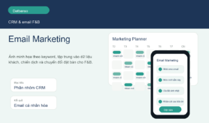 Ảnh minh họa Email Marketing cho F&B với CRM và chiến dịch chăm sóc khách cũ