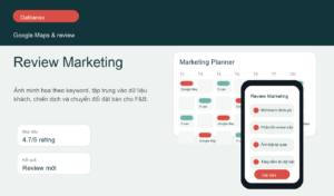 Ảnh minh họa Review Marketing cho F&B với Google Maps và đánh giá khách hàng