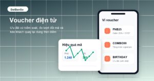 Voucher điện tử cho nhà hàng F&B trên điện thoại